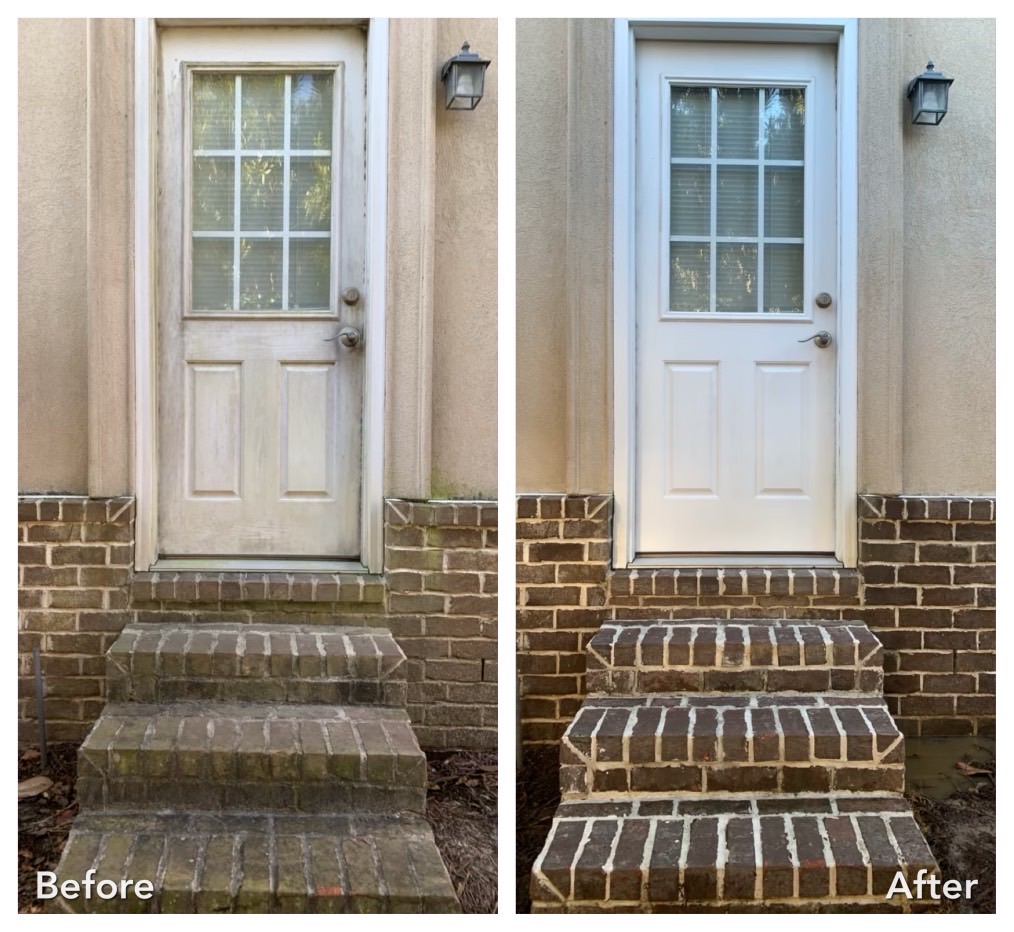 Before and After Pressure Washing Service