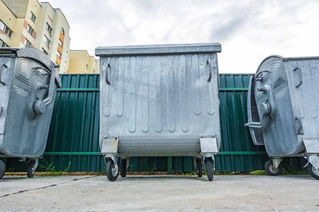 Dumpster Pad Cleaning